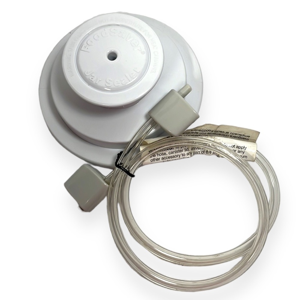 FoodSaver Wide Mouth Jar Sealer for Vacuum Sealer Food Storage w/Accessory Hose‎